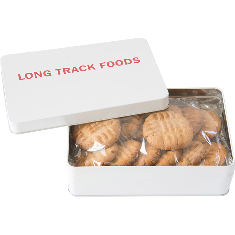 ピーナッツバタークッキー 缶入り ４月 ５月限定販売 A To Z Long Track Foods