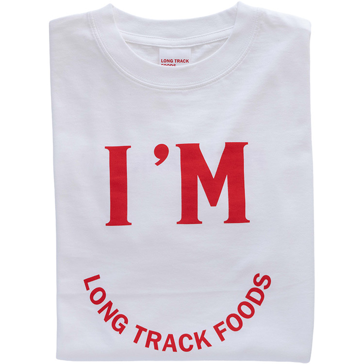 I’M FINE THANK YOUロングスリーブTシャツWHITE