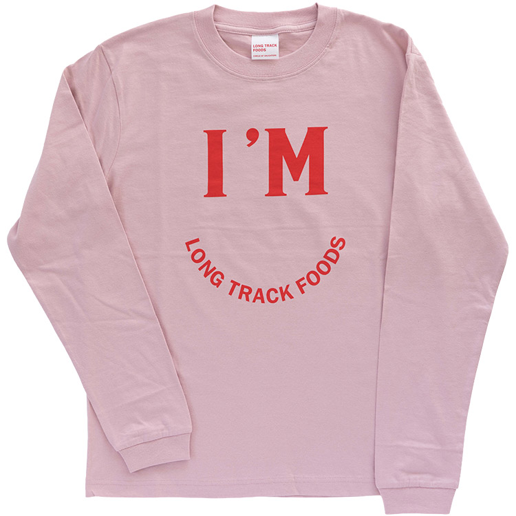 I’M FINE THANK YOU ロングスリーブTシャツ DUSTY PINK